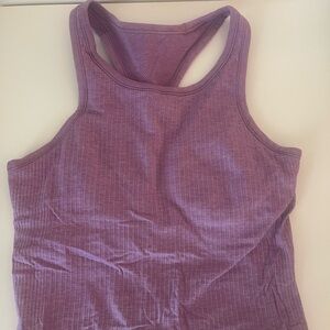 Lululemon Ebb to Street Cropped Racerback Tank Top - size 6